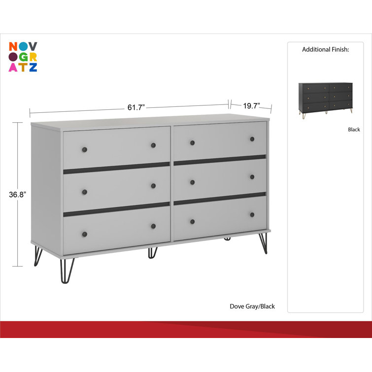 Owen 6 drawer double dresser Clearance