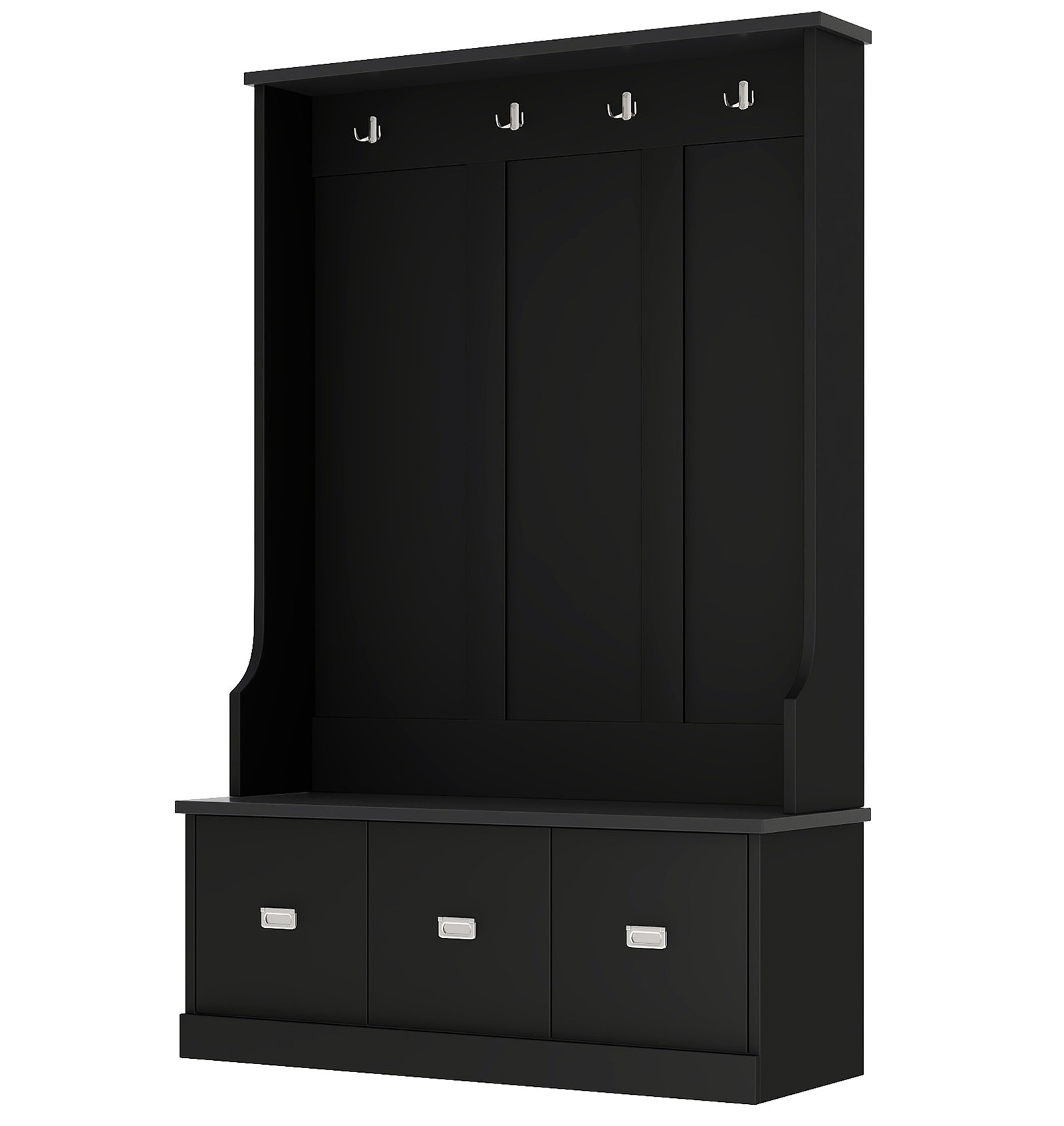 Ebern Designs Landell 45.8'' Wide Hall Tree with Bench and Shoe Storage Wayfair