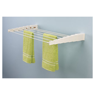 wayfair wall mounted drying rack