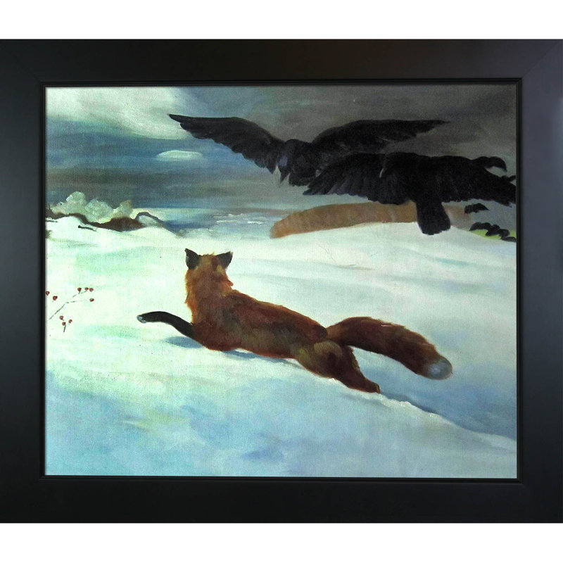 Tori Home The Fox Hunt By Winslow Homer Picture Frame Oil