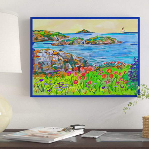 Winston Porter Smooth Sailing On Sunshine Acrylic Painting Print On Wrapped Canvas Wayfair