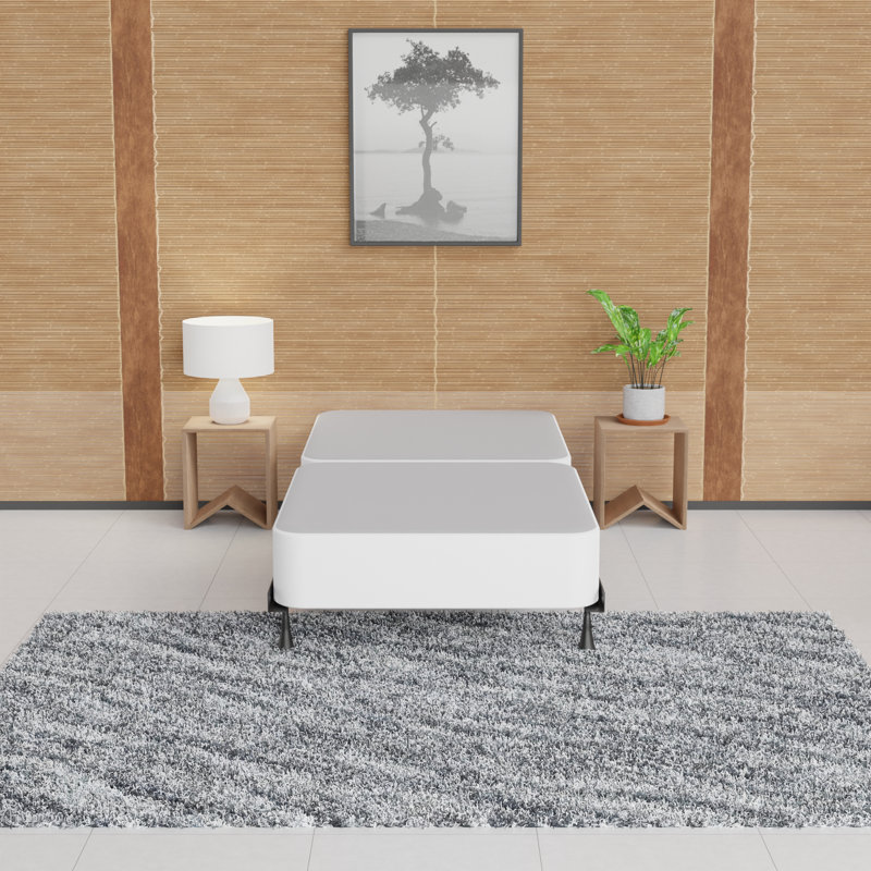 Tatum Fully Assembled Wood Split Traditional Box Spring/Foundation for Mattress Set Size: Twin, Profile: Standard Profile (8")