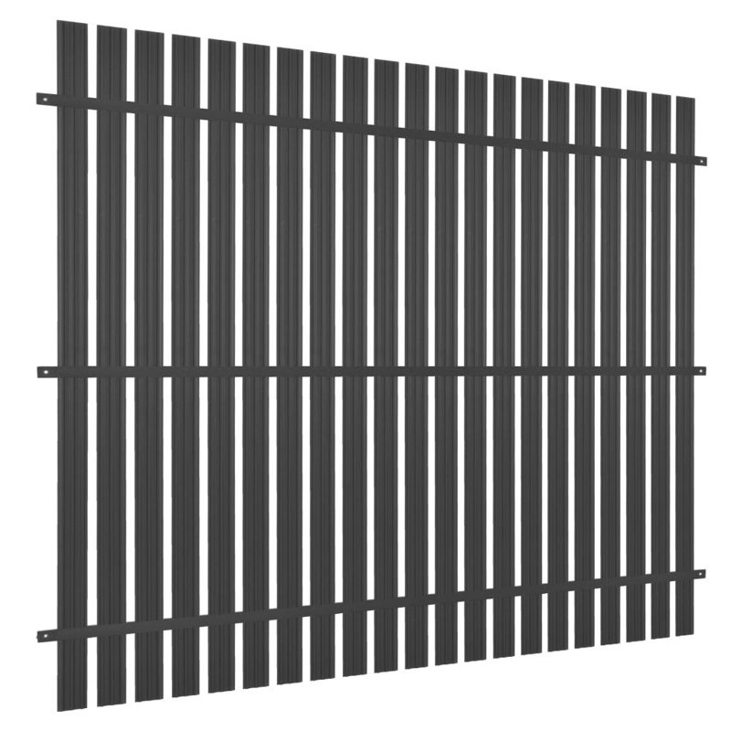 Clearambient 180 Cm X 180 Cm Gartenzaun Aus Metall Wayfair De