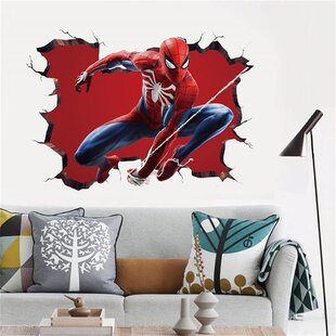 Spiderman Superhero Magic Window Wall Art Self Adhesive Sticker Multi Size V4* 
