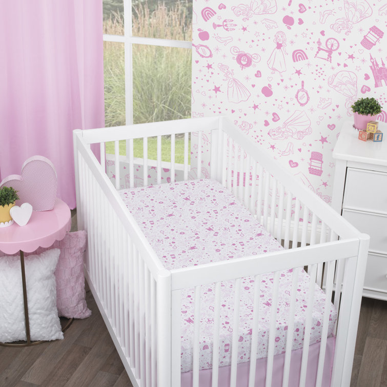 Disney Princess Dare To Dream 3 Piece Crib Bedding Set Wayfair