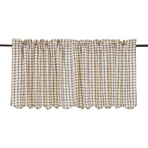 Patterson Scalloped Tier Curtain (Set of 2)