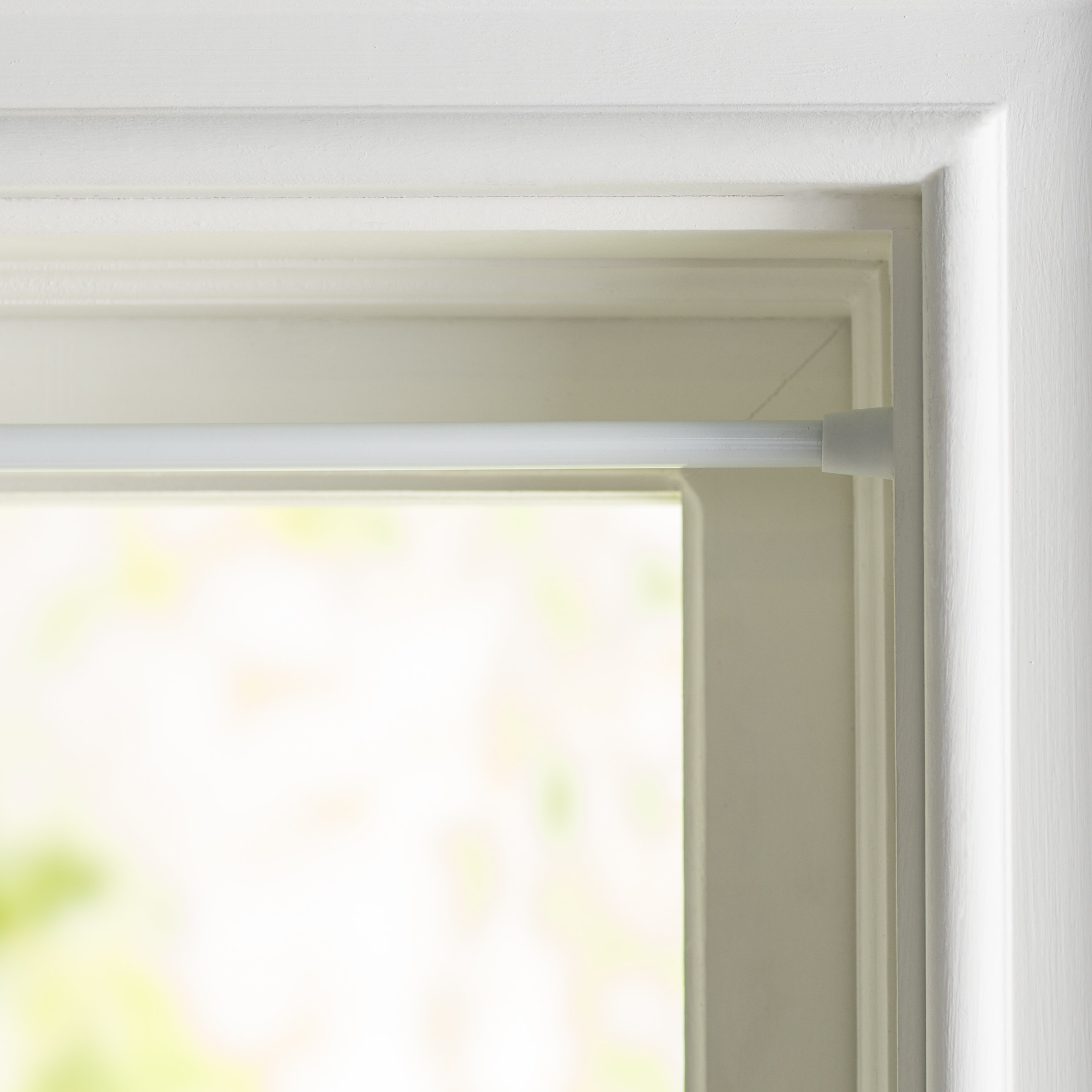 Wayfair Basics Round Spring Curtain Tension Rod Reviews Wayfair