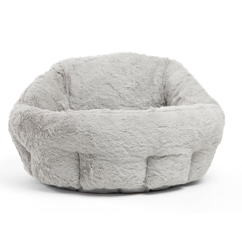 Best Friends By Sheri Lux Deep Dish Fur Oyster Plush Dog Bed Cat