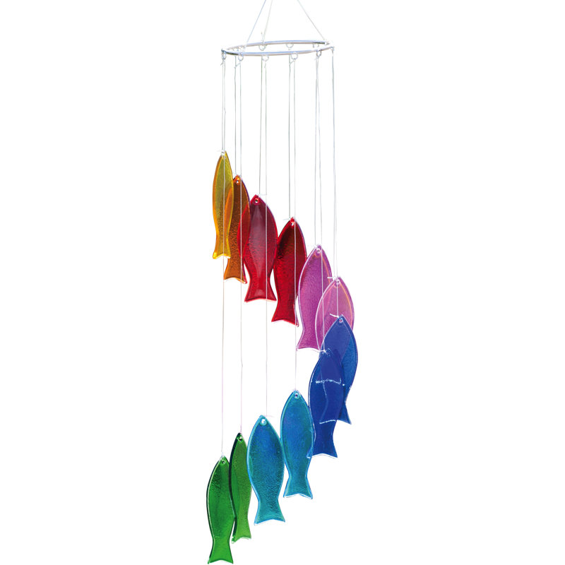New Creative Funky Fish Wind Chime & Reviews Wayfair