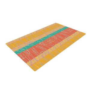 Nina May Desert Splatter Orange/Gold Area Rug