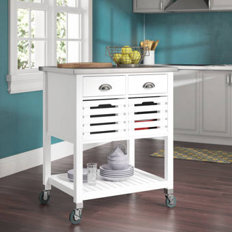 Ophelia Co Caius Kitchen Island Wayfair