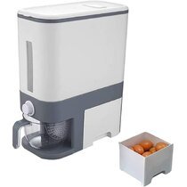 Max 12 KGS Bin Food Dry Container Rice Dispenser Kitchen Storage Organize Box 