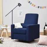 navy blue glider chair