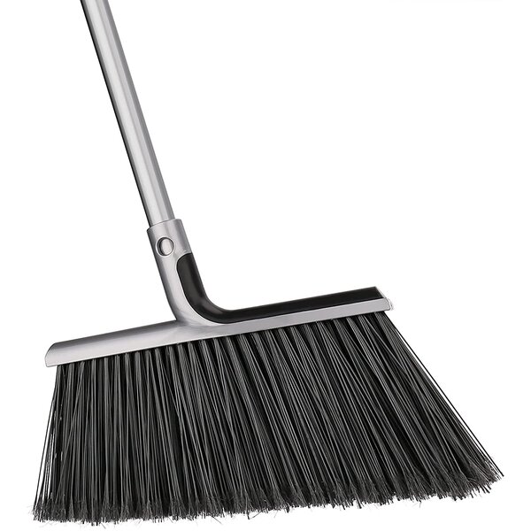Sweeping Brush Large Broom Head with Handle 17" Soft bristle Screw Fitting