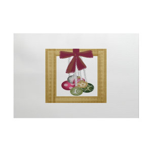 Frame It Up Yellow/Red Indoor/Outdoor Area Rug