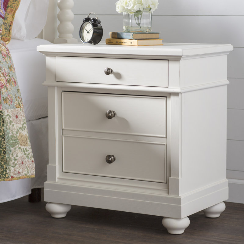 Feminine French Country 2 Drawer Nightstand Reviews Wayfair