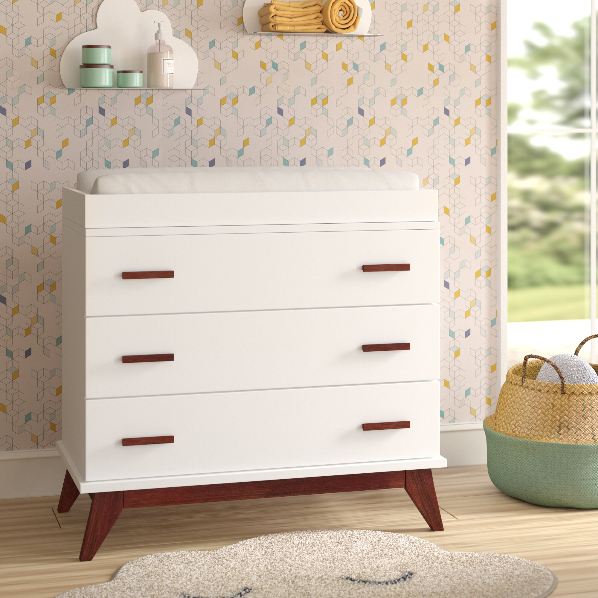 dresser into changing table