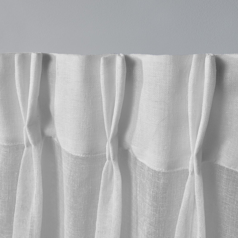 Alcott Hill Callanan Solid Sheer Pinch Pleat Panel Pair Reviews