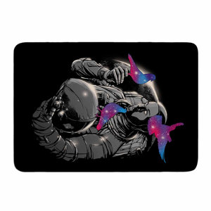 A Touch of Whimsy by Digital Carbine Memory Foam Bath Mat
