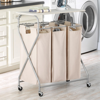 *Maybe missing pieces *Easy-Lift Triple Sorter with folding table 