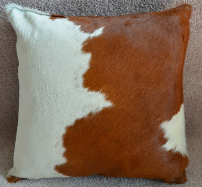 cowhide accent pillows