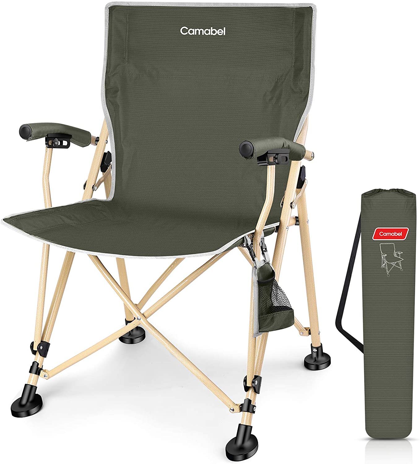 Camping Chair Folding Set Of 4 Arm Regular Portable Picnic Outdoor Hiking New