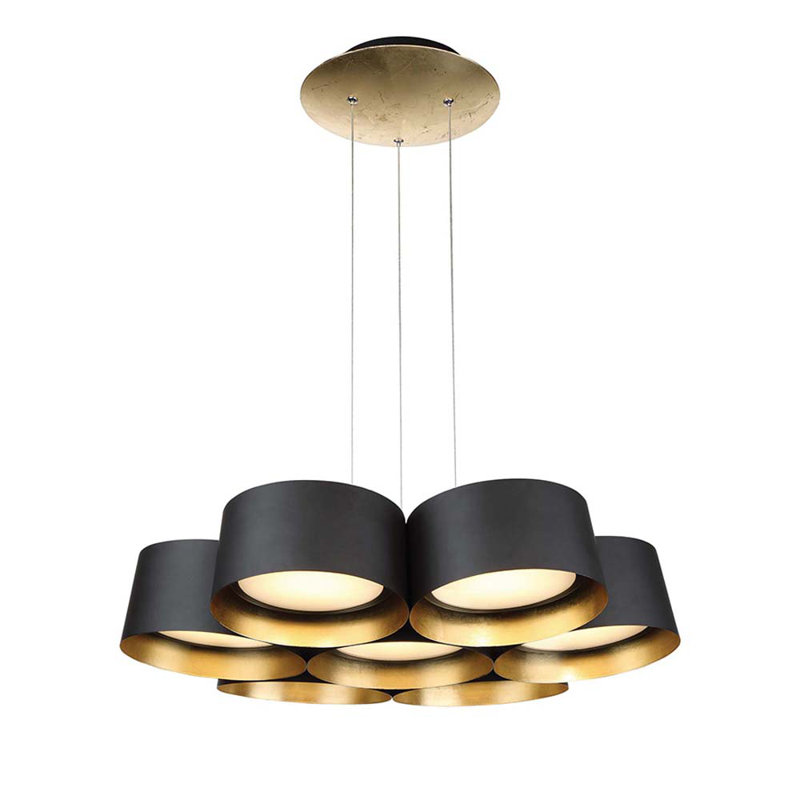 Modern Forms Marimba 7 Light Drum Chandelier Reviews Wayfair Marimba 7 Light Drum Chandelier