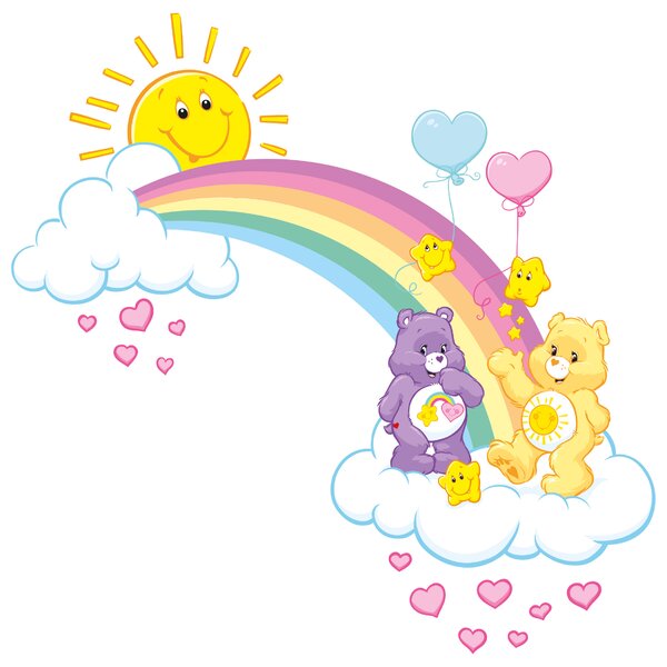 East Urban Home Rainbow Friends Wall Sticker | Wayfair.co.uk