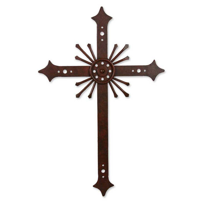 Novica Message Of Light Religious Iron Cross Wall Decor Wayfair