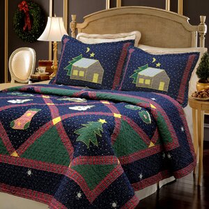 Christmas Night Quilt Set