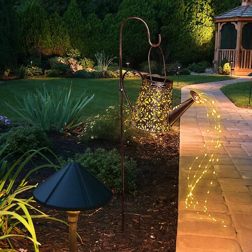 QIANXING Solar Lights Outdoor Yard Garden Decor Led Lights Pathway ...