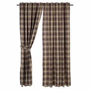 Castlekeep Plaid and Check Blackout Rod Pocket Curtain Panels (Set of 2)