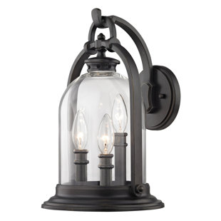 Go to store & view more images Reyna 3-Light Outdoor Wall Lantern by Darby Home Co