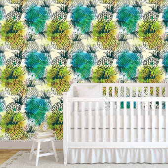 Wrought Studio Levins Split Chevron 48 L X 24 W Paintable Peel And Stick Wallpaper Panel Wayfair