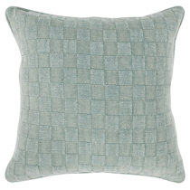 blue throw pillows