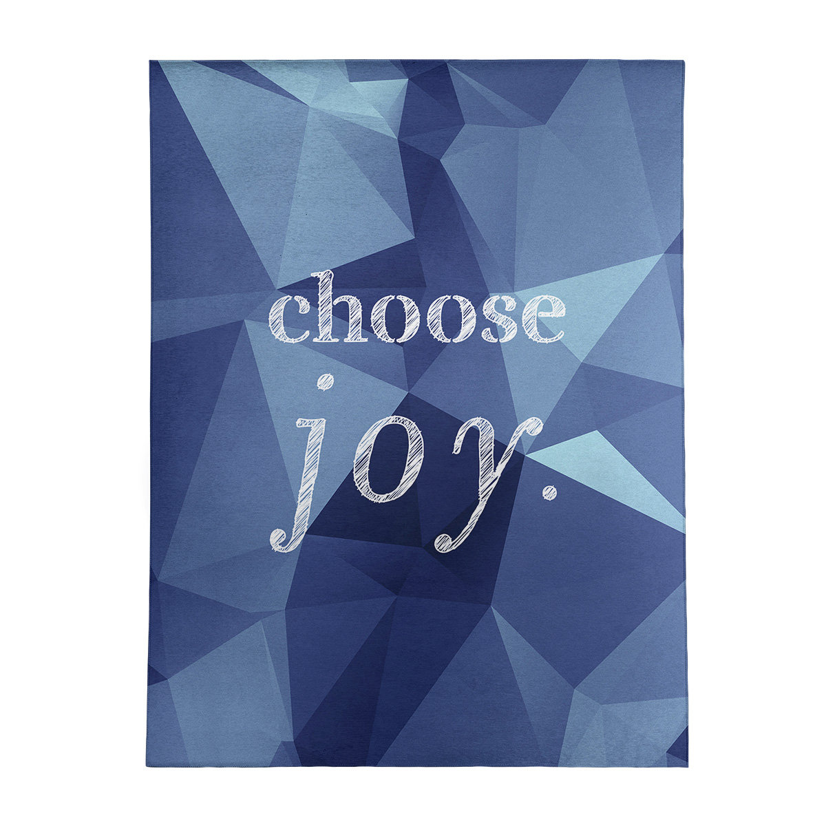 East Urban Home Faux Gemstone Choose Joy Quote Poly Chenille Rug Wayfair