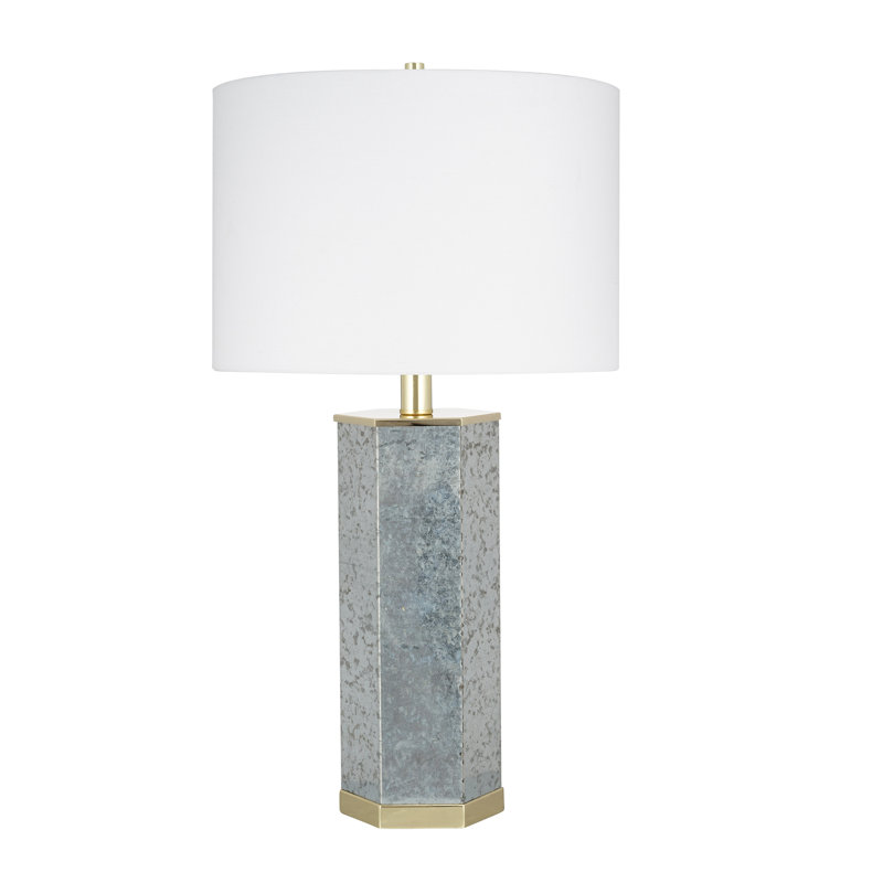 galvanized table lamp