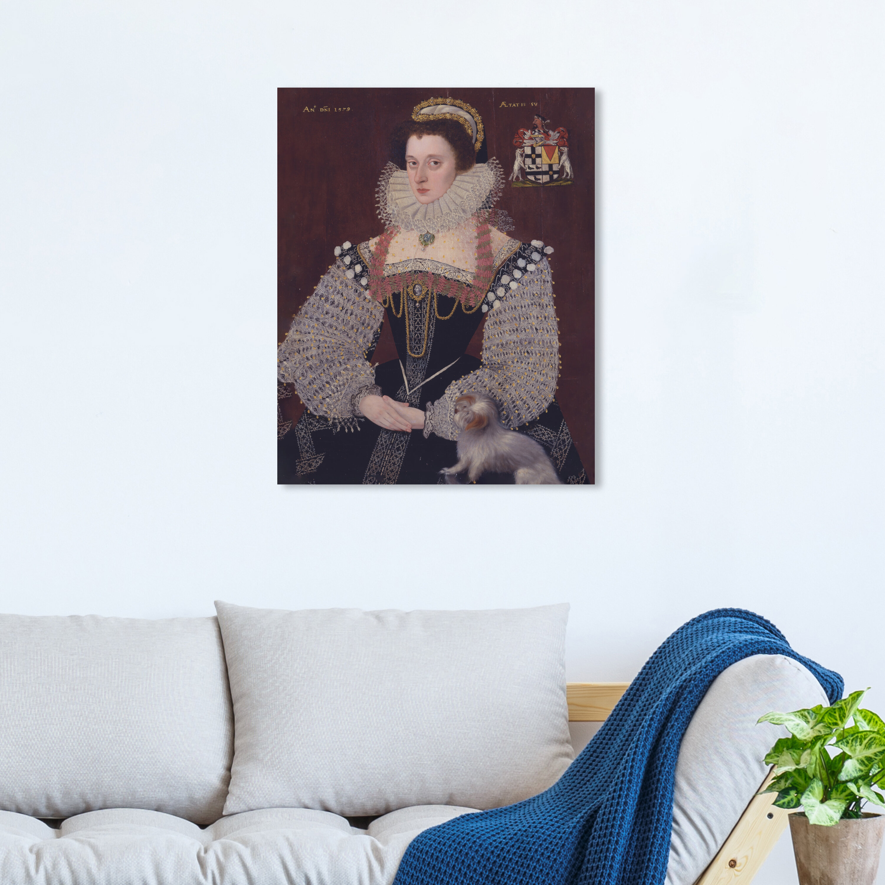 Oliver Gal Frances Lady Brydges' - Painting on Canvas | Wayfair