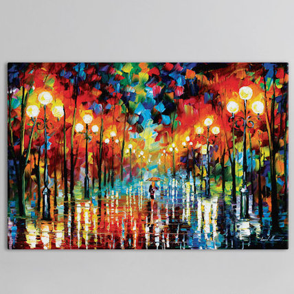Winston Porter A Date With The Rain Painting Print On Wrapped
