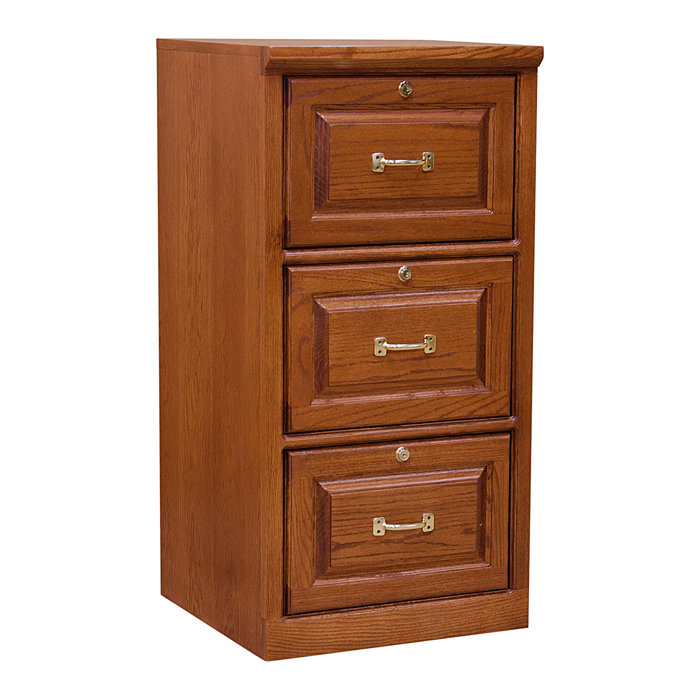 Symple Stuff Raffa Traditional 3 Drawer Vertical Filing Cabinet