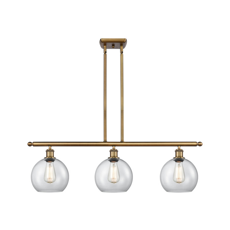 Mercury Row Anchondo 3 Light Kitchen Island Linear Pendant Reviews Wayfair