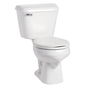 Go to store & view more images Mansfield Plumbing Products Alto 1.6 GPF Round Two-Piece Toilet