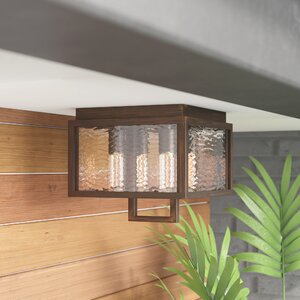 Borkowski 4-Light Outdoor Flush Mount