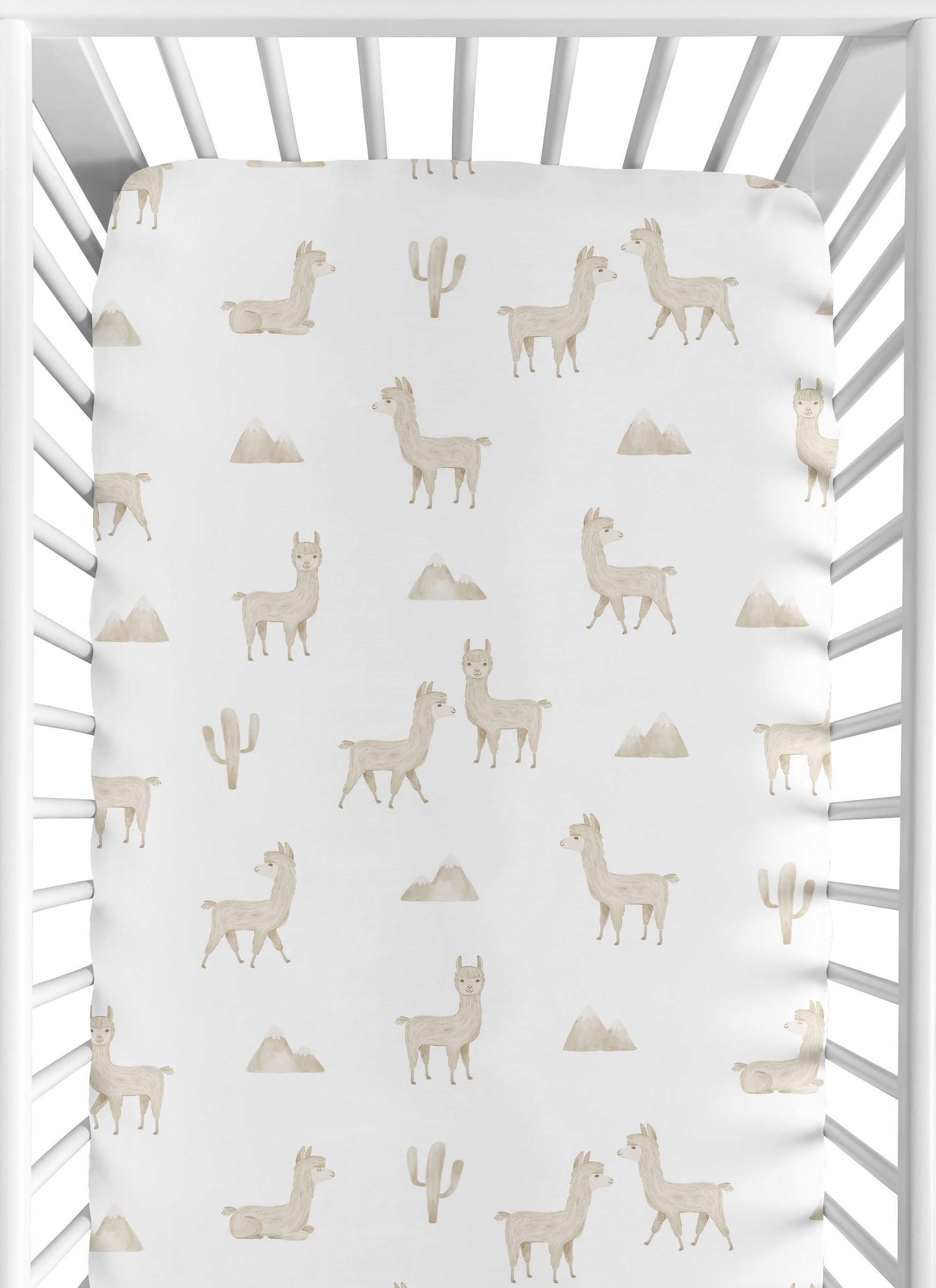llama crib sheet