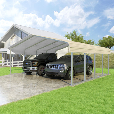 Classic 20 Ft X 20 Ft Canopy Versatube Building Systems Color Stone