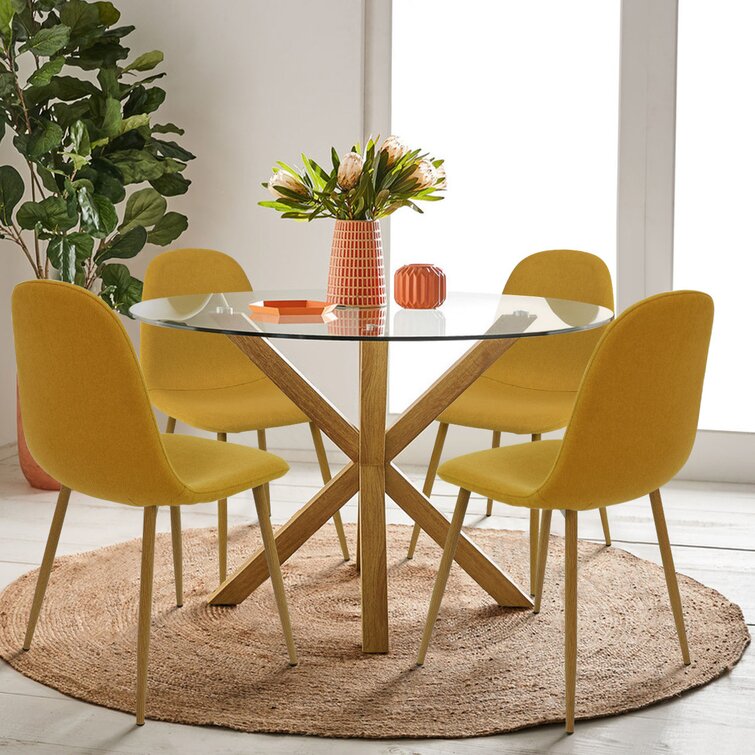 small round dining table with leaf