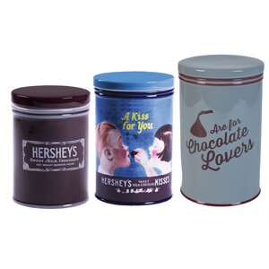 Hershey's 'Remember Your First' 3 Piece Kitchen Canister Set