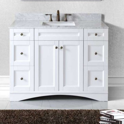 Vanity Base Bathroom virtu usa elise 47" bathroom vanity base & reviews | wayfair Vanity Base Bathroom virtu usa elise 47" bathroom vanity base & reviews | wayfair
