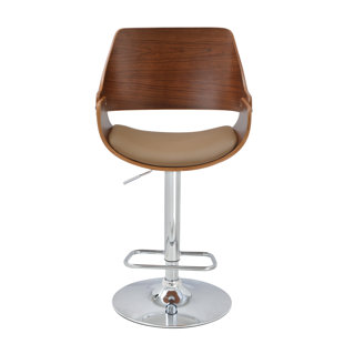 Go to store & view more images Corrigan Studio Alouette Bent Wood Swivel Bar Stool