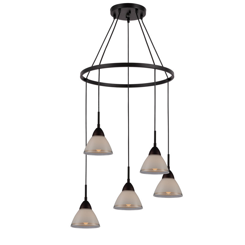 Latitude Run Funsch 5 Light Cluster Cone Pendant Wayfair